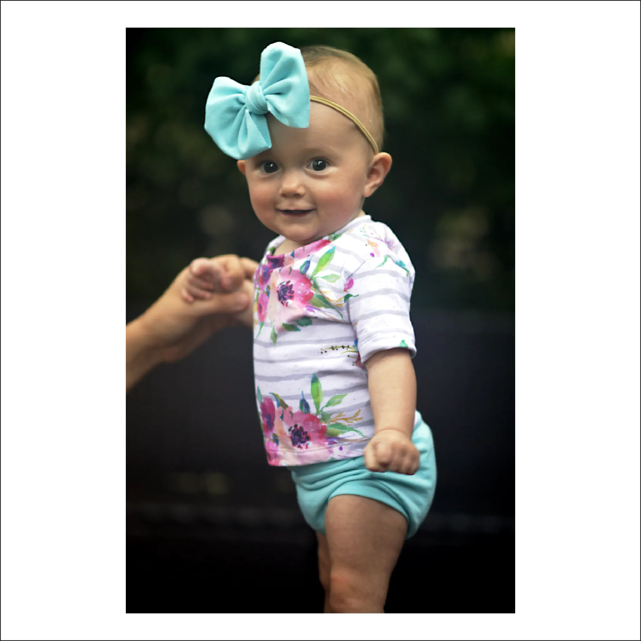 Blakely Bummies   Tee | Newborn to Preschool Sizes NB - 4 | Beginner Level Sewing Pattern