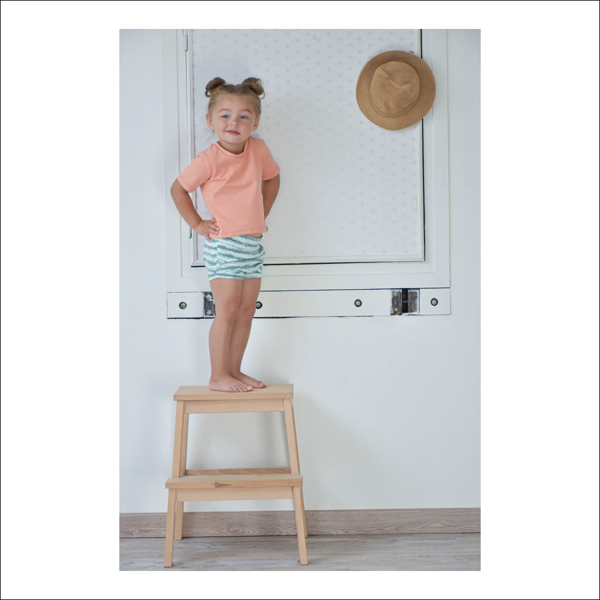 Blakely Bummies   Tee | Newborn to Preschool Sizes NB - 4 | Beginner Level Sewing Pattern