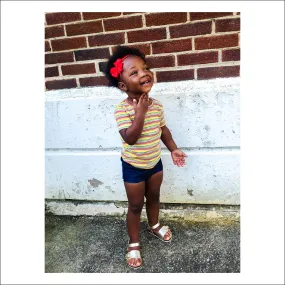 Blakely Bummies   Tee | Newborn to Preschool Sizes NB - 4 | Beginner Level Sewing Pattern