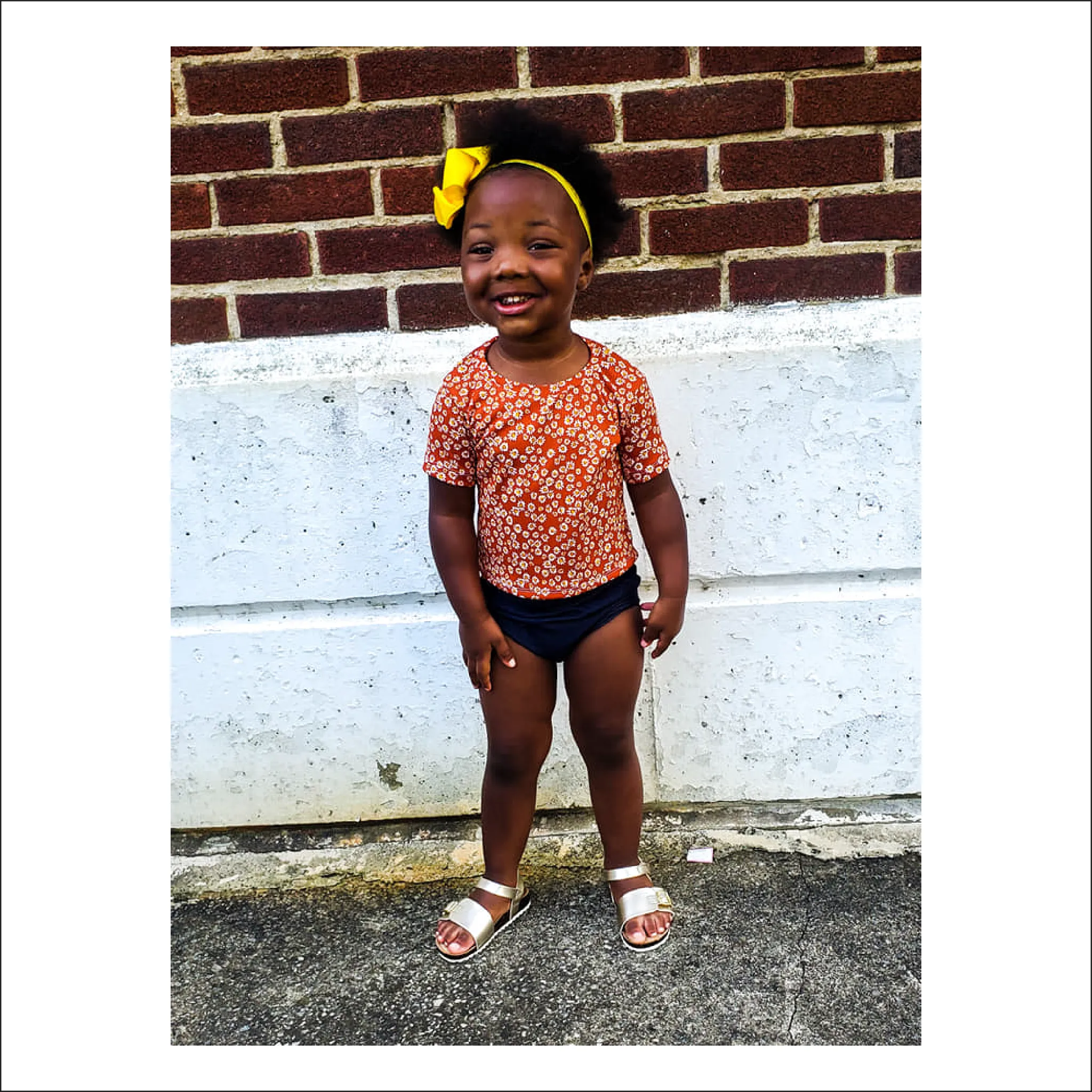 Blakely Bummies   Tee | Newborn to Preschool Sizes NB - 4 | Beginner Level Sewing Pattern