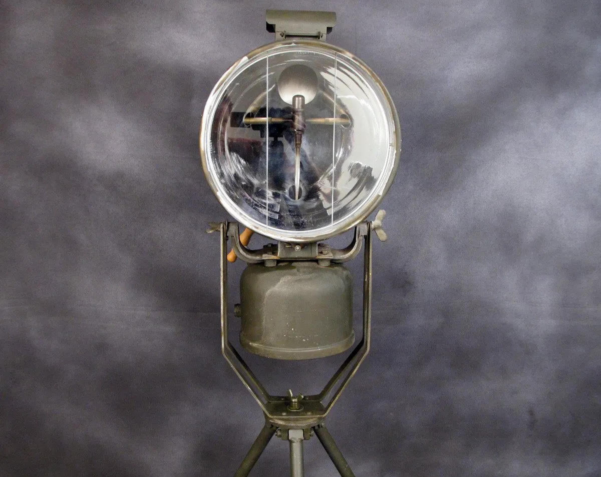 British WW2 Tiley FL6 Floodlight Projector with Tripod Mount