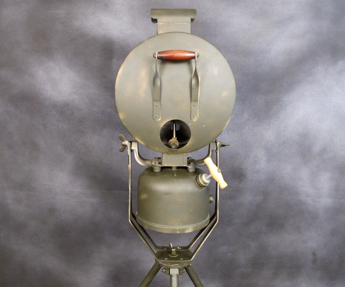British WW2 Tiley FL6 Floodlight Projector with Tripod Mount