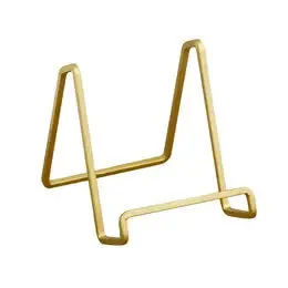Brushed Gold Square Wire Stand