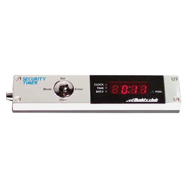 Buddy Club Turbo Timer with Security Lock - Black or Silver