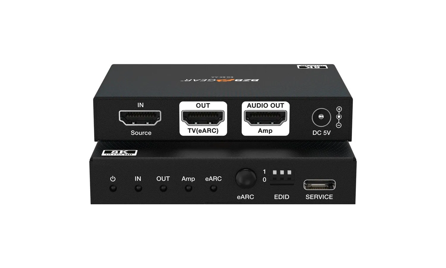 BZBGEAR 8K60 HDMI 2.1 eARC Audio to Amplifier Converter