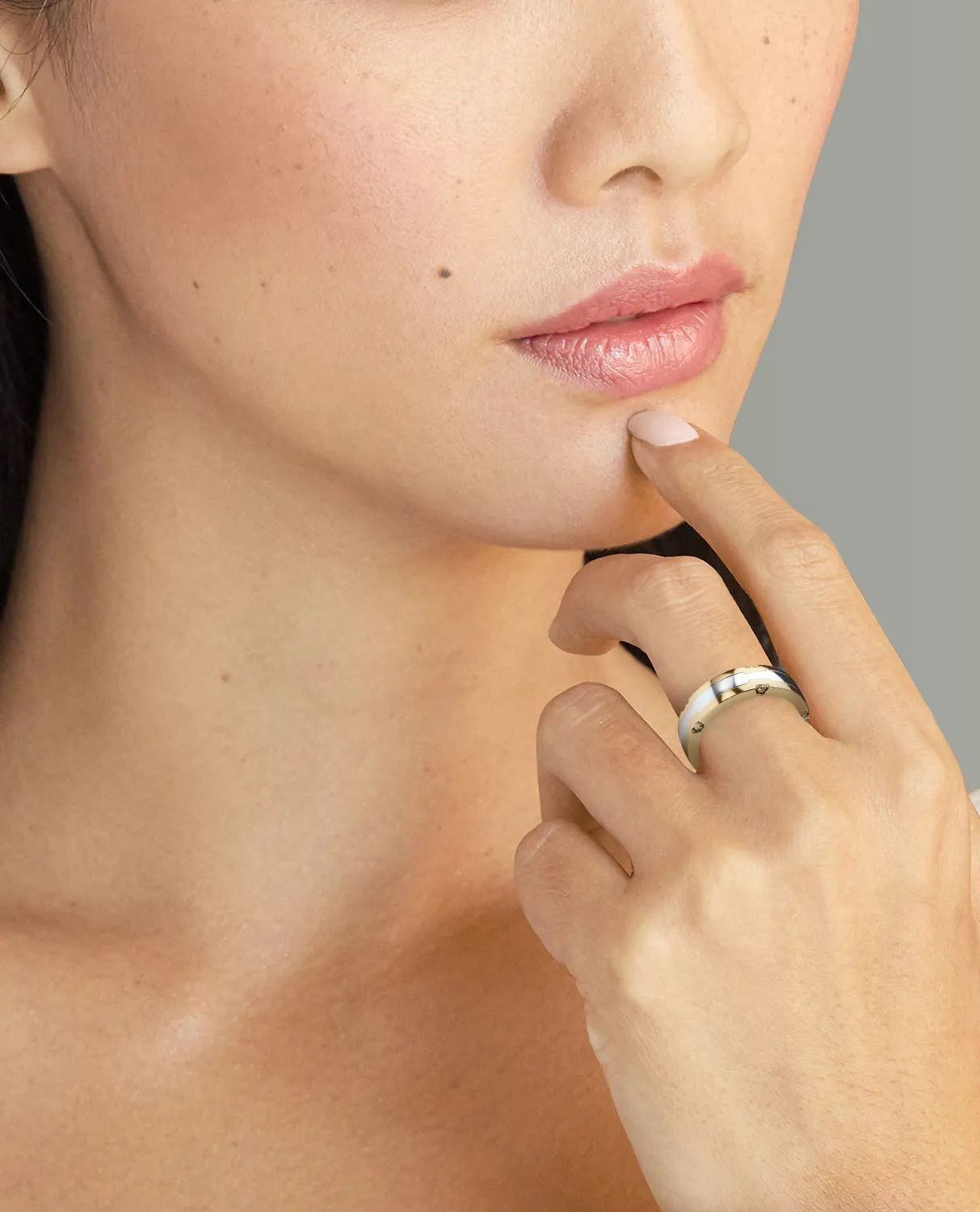 CABARRUS Two-Tone Gold Ring