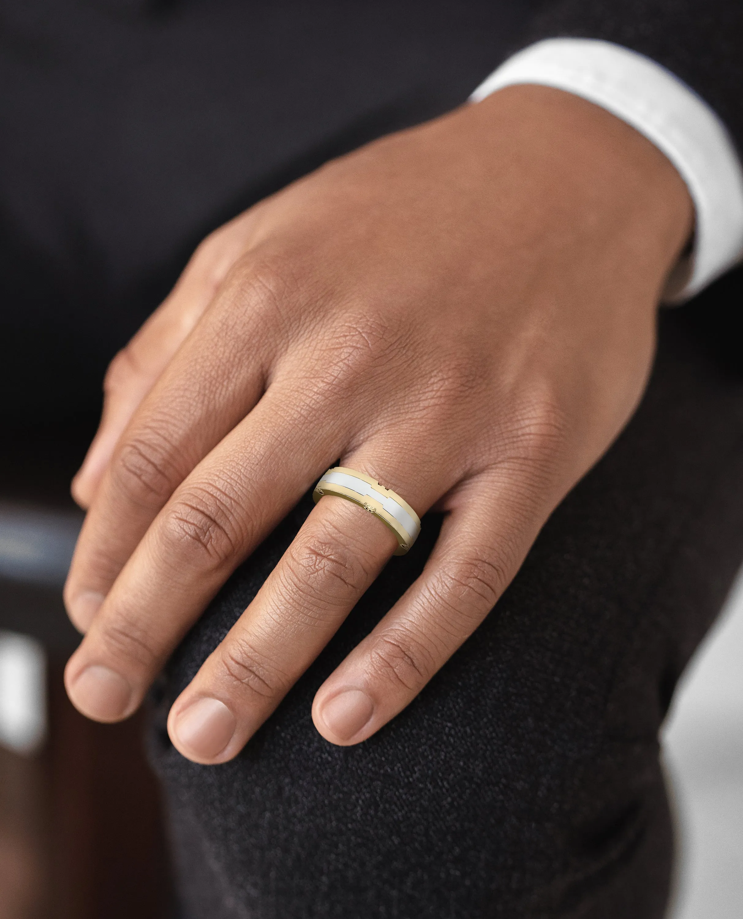 CABARRUS Two-Tone Gold Ring