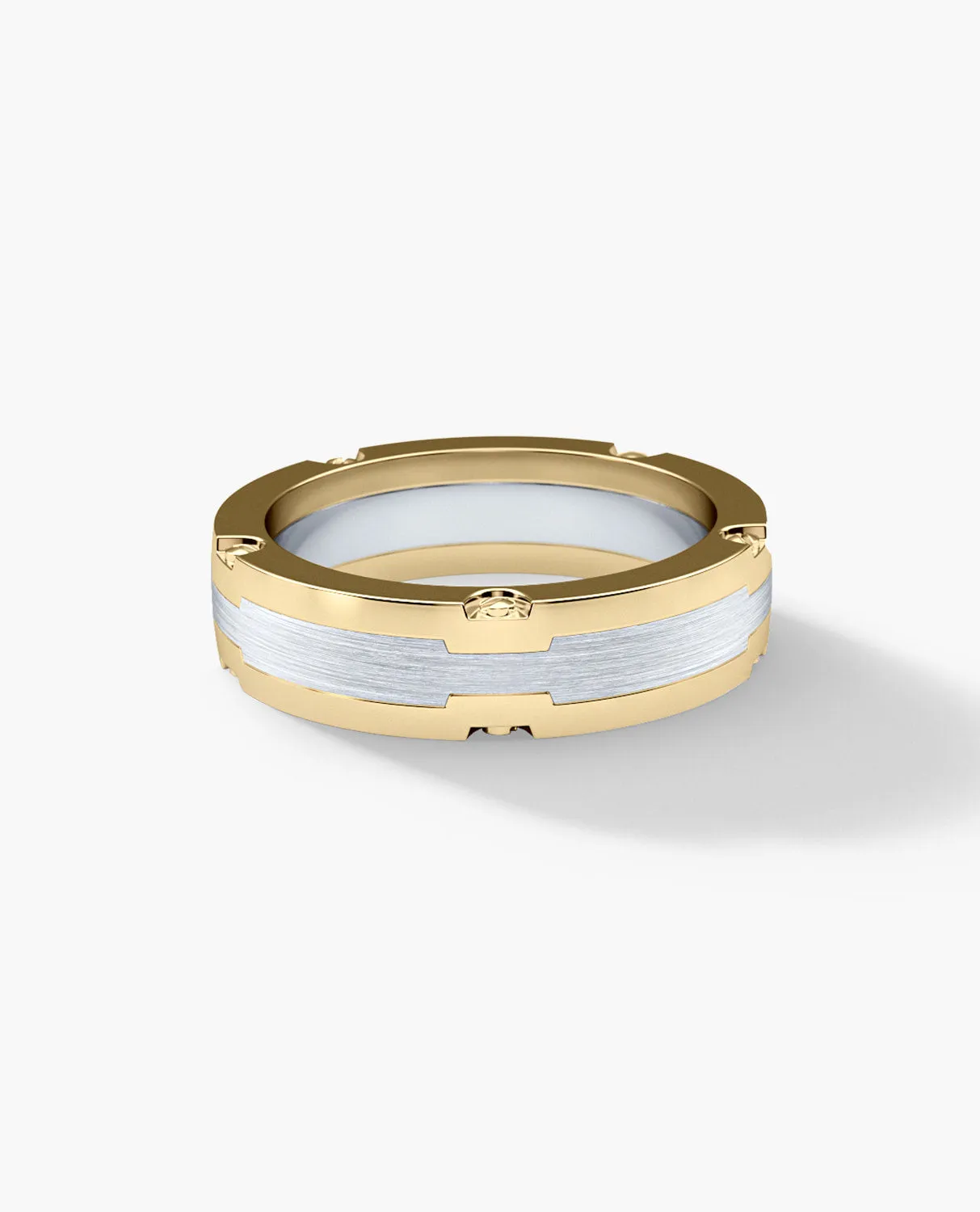 CABARRUS Two-Tone Gold Ring