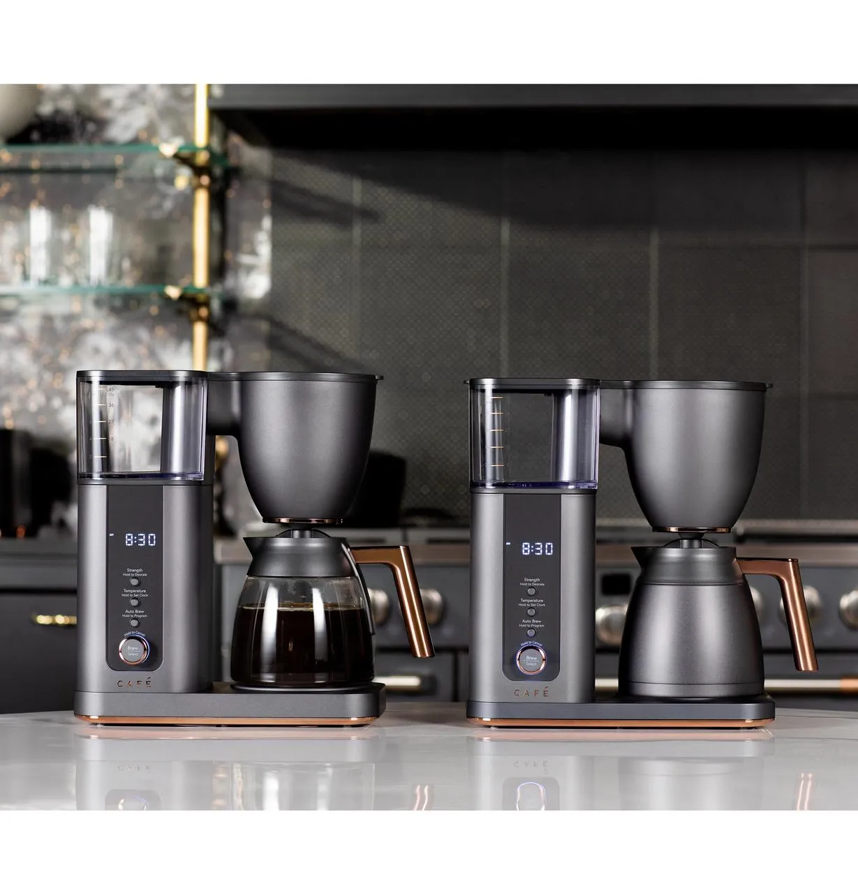 Cafe C7CDABS3RD3 Caf(eback)™ Specialty Drip Coffee Maker with Glass Carafe