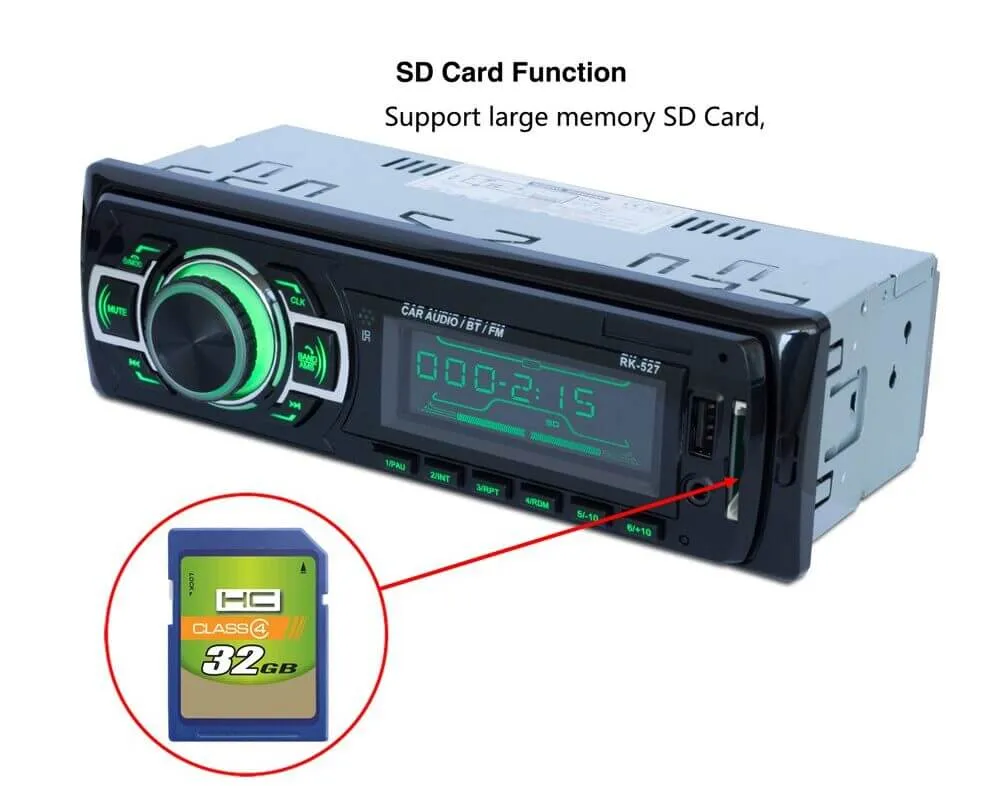 Car Stereo Bluetooth MP3/BLUETOOTH/FM PLAYER