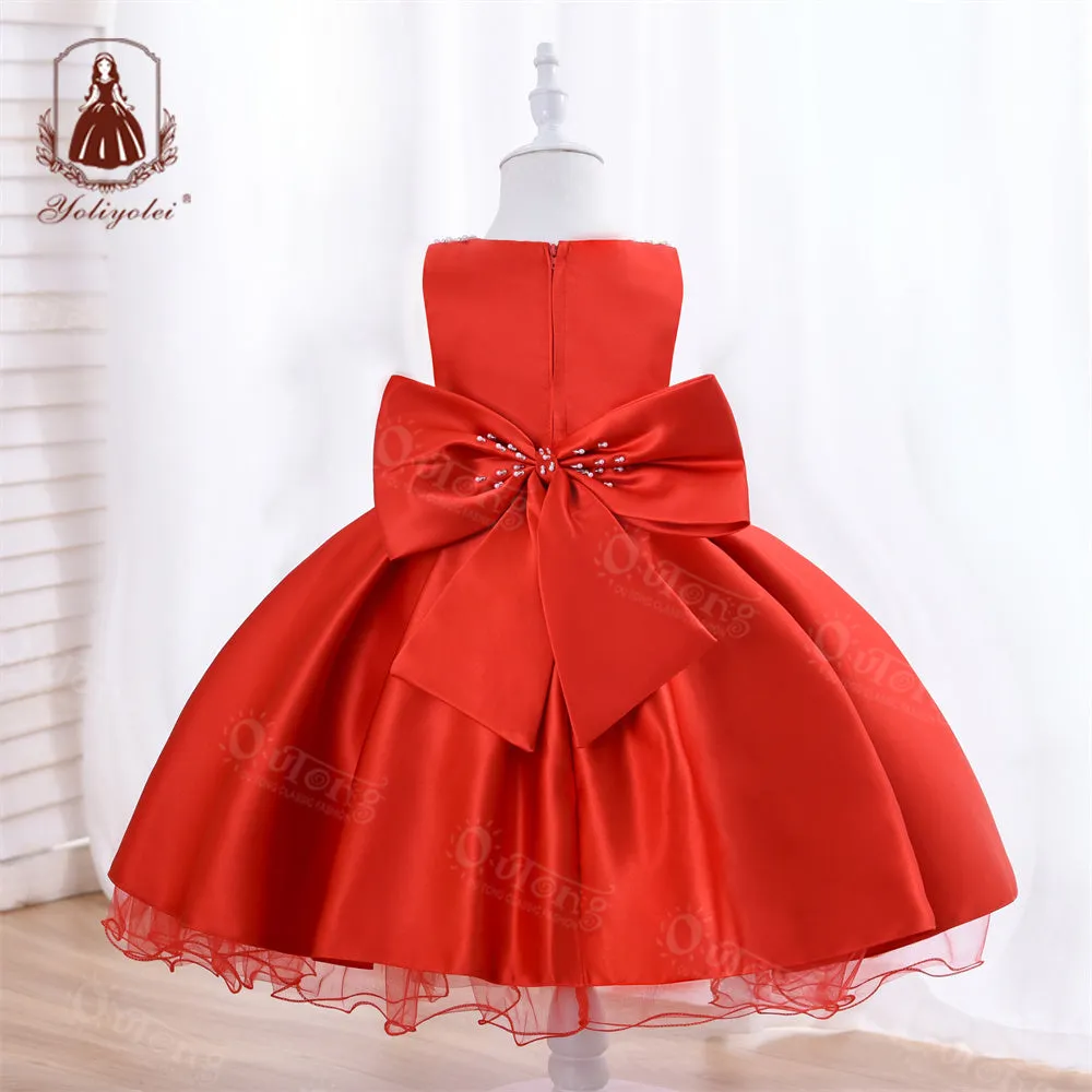 CF1023 1 to 5 Years Outong Yoliyolei For Kids Girls Baby Designers Clothes Dress Princess Dresses