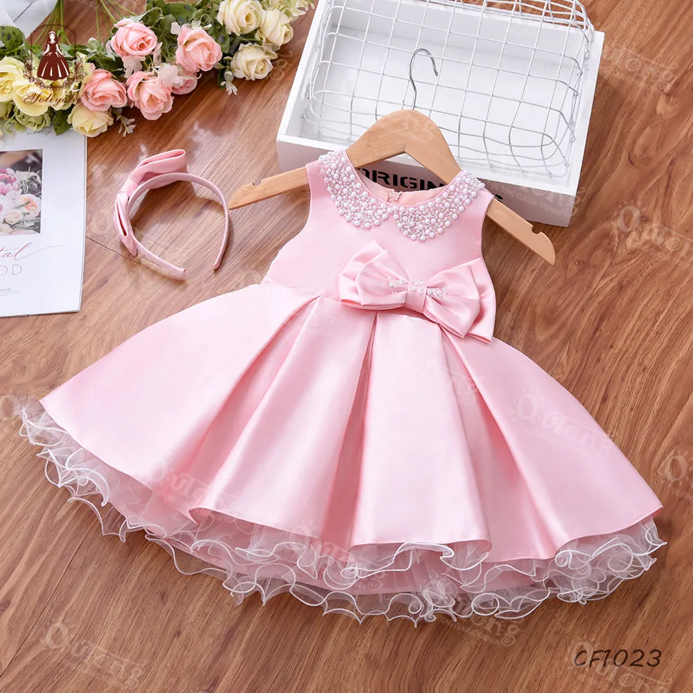 CF1023 1 to 5 Years Outong Yoliyolei For Kids Girls Baby Designers Clothes Dress Princess Dresses