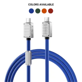 [CLEARANCE] Orico 1M 240B1-20 Series USB 3.2 Type-C Male to Male PD 240W 20Gbps Fast Charging Video and Data Cable with 4K 60Hz Refresh Rate and Intelligent E-Marker Chip for Smartphone Desktop PC Laptop | Green, Red, Orange
