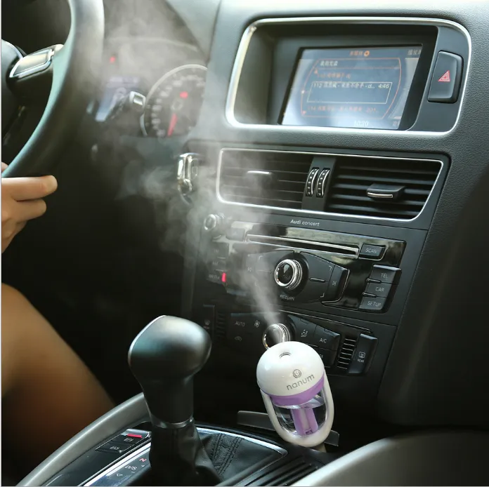 Color: Blue1 - Car Humidifier Air Purifier Freshener Essential