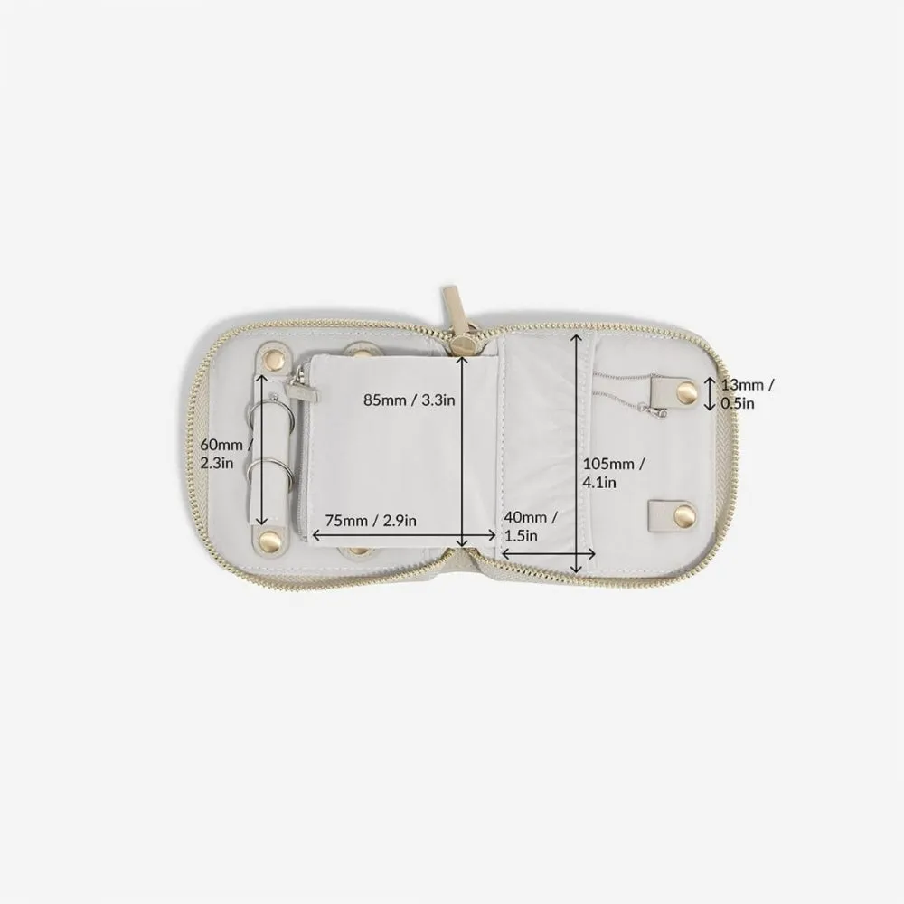 Compact Jewellery Roll - Oatmeal - 75624
