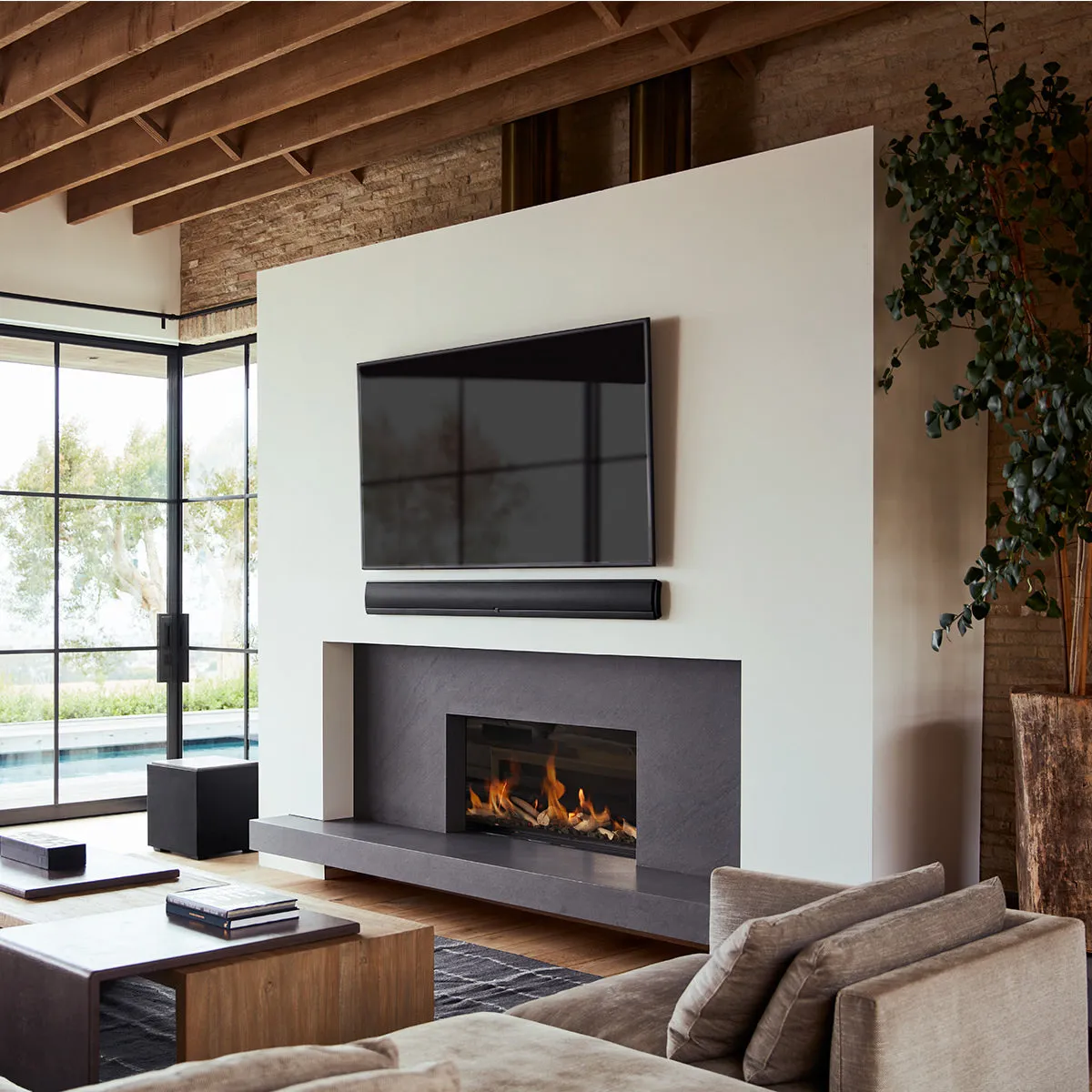 Definitive Technology Mythos 3C-75 Indoor/Outdoor On-Wall Passive Soundbar