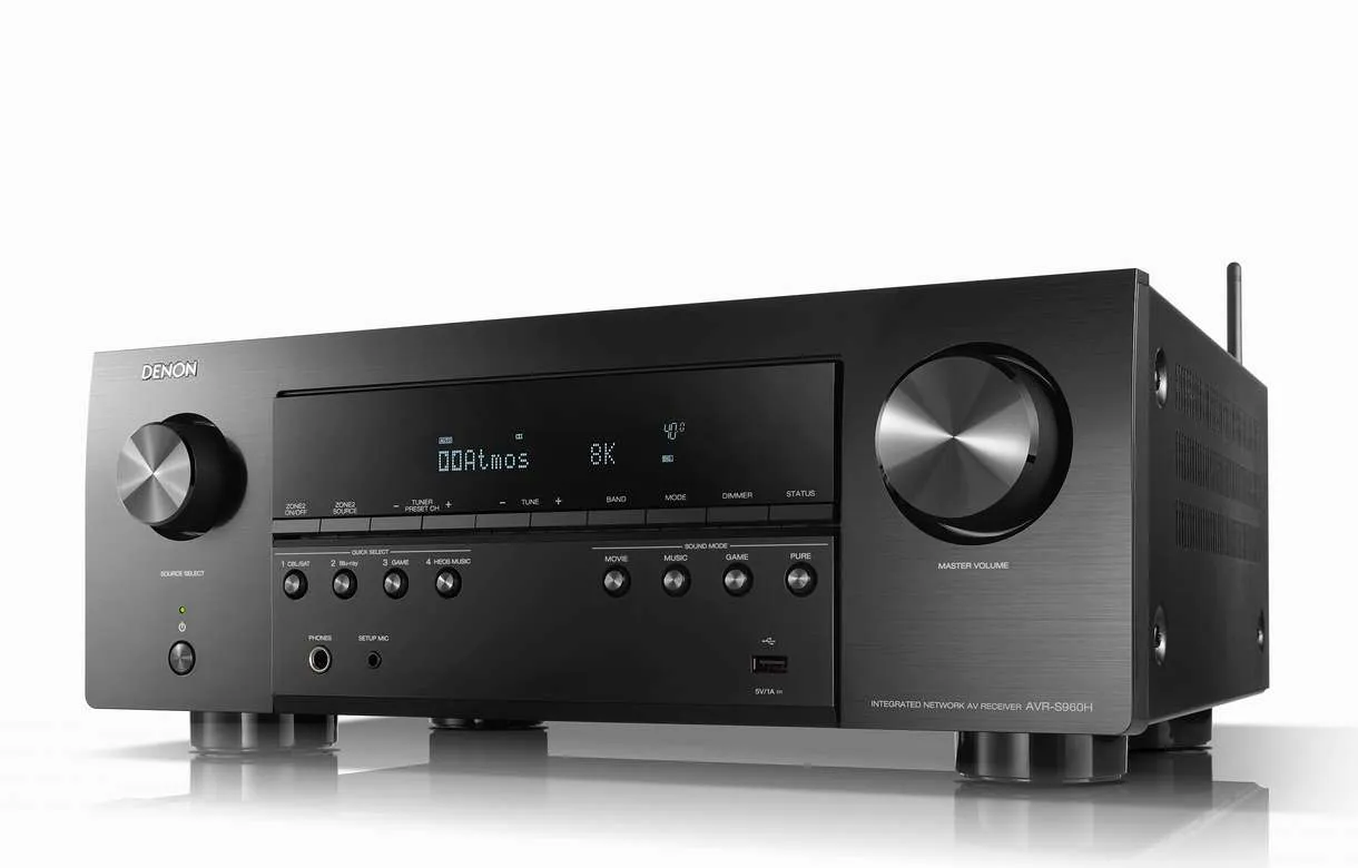 Denon AVR-S960H - 7.2 Channel Dolby Atmos AV Receiver
