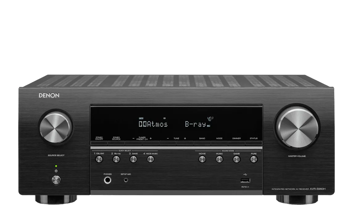 Denon AVR-S960H - 7.2 Channel Dolby Atmos AV Receiver