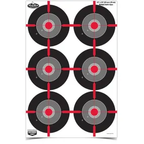 Dirty Bird Paper Targets - 12" x 18", Multiple Bull's-Eye, Per 100