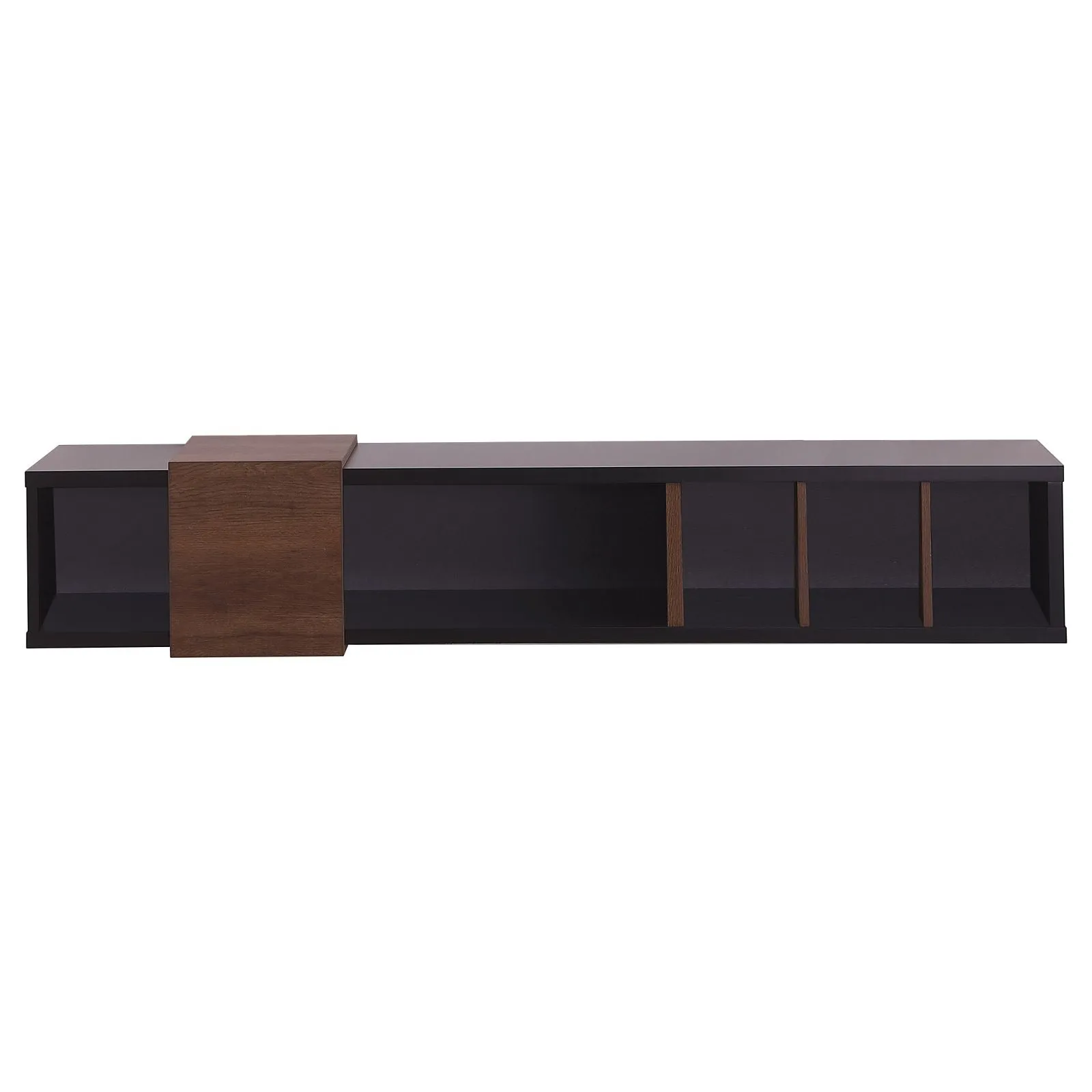 Dronus 1800 Floating Entertainment Unit, Hovering Wall Mount Black by Tauris™