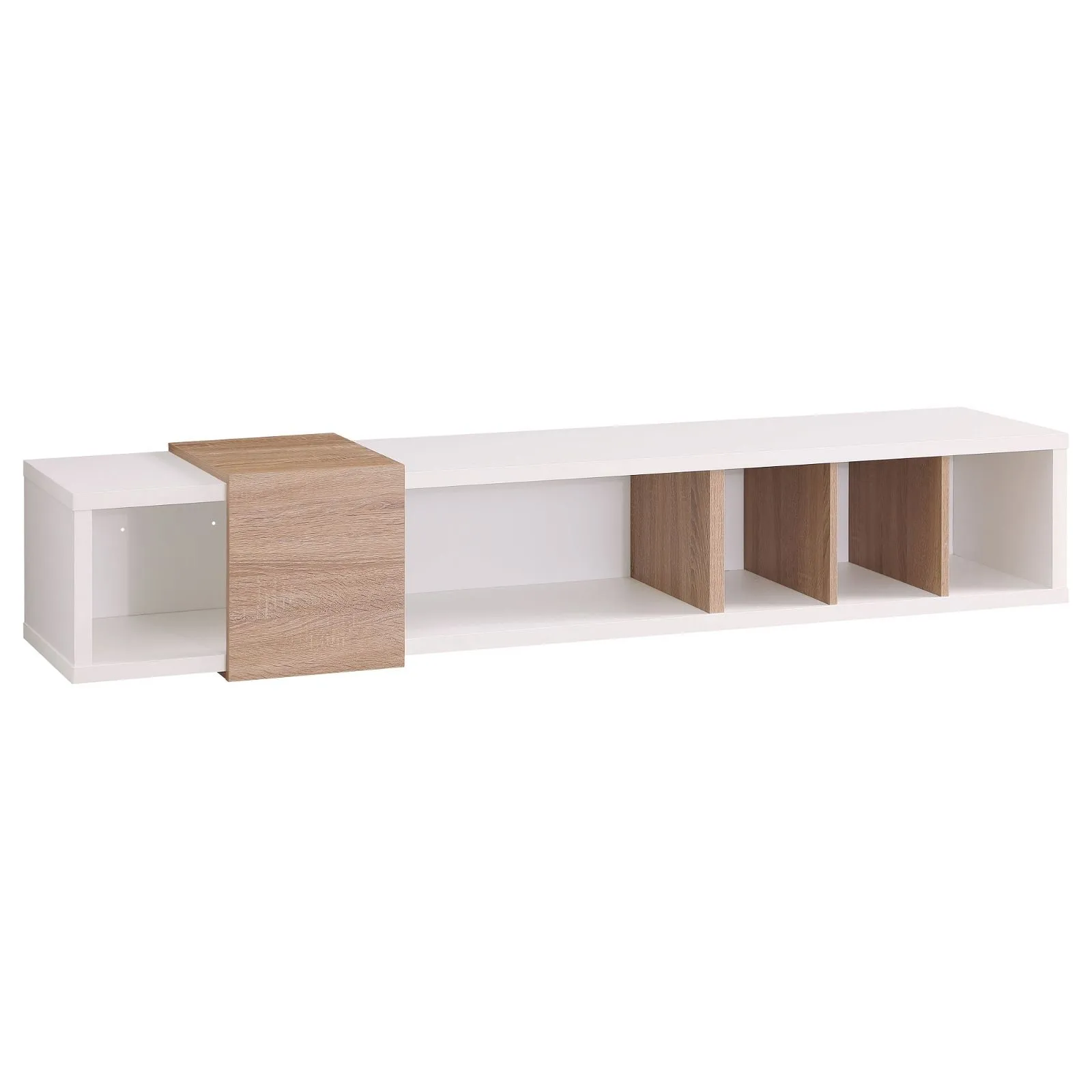 Dronus 1800 Floating Entertainment Unit, Hovering Wall Mount White by Tauris
