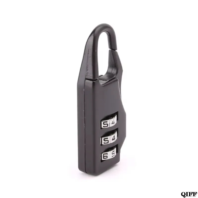 Drop Ship Swiss Cross Symbol Combination Safe Code Mini Padlock Luggage Travel Number Lock May29