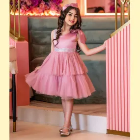 Ds0803 1 to 5 Years Yoliyolei  Infantil Toddler Girls Dresses Party Princess Baby 1-5 Years Old Kid Summer Dress
