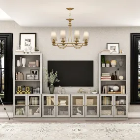Entertainment Center For TVs Up To 70" With Strong Storage