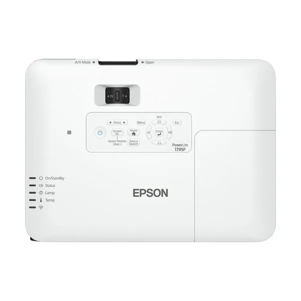 Epson PowerLite 1795F projector, white