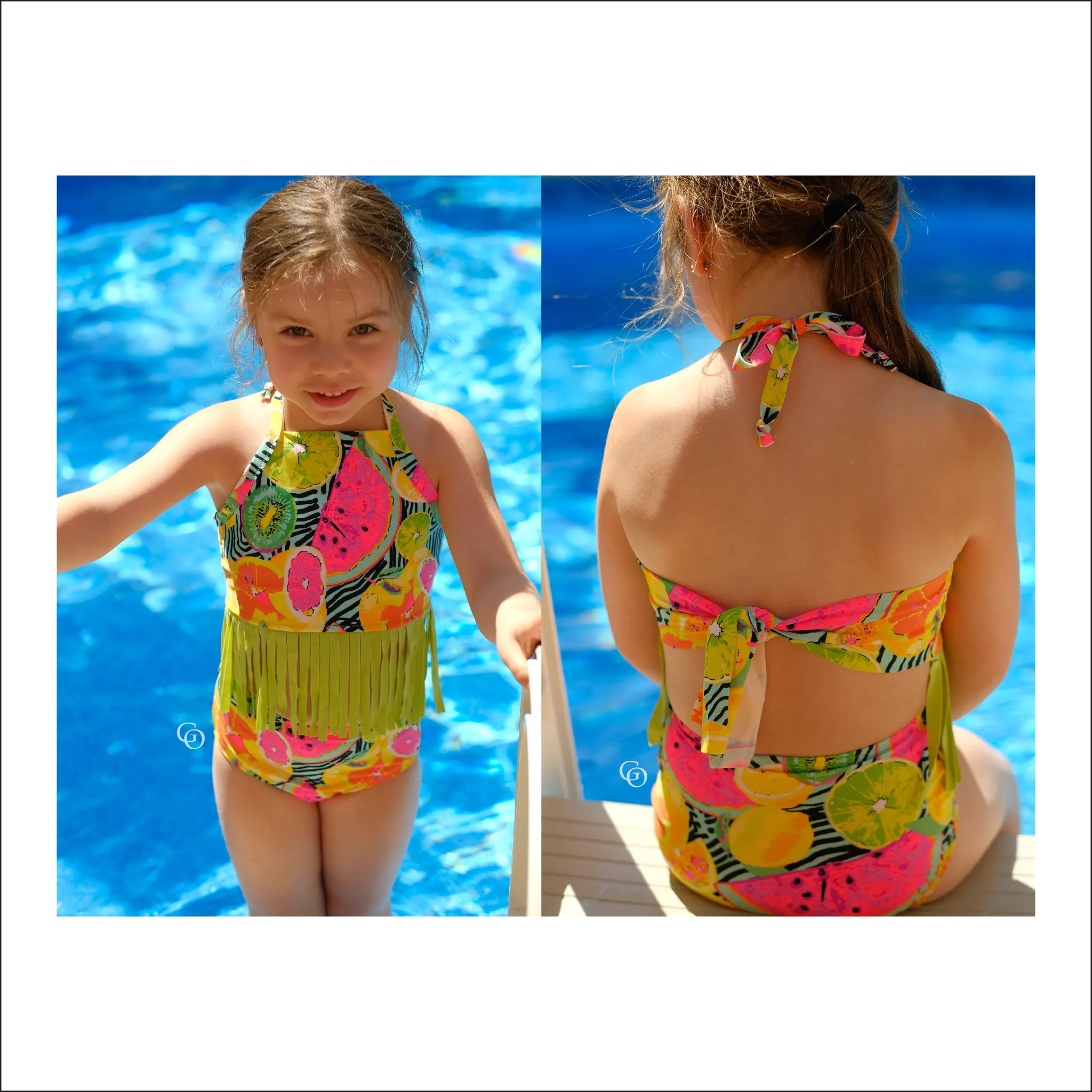 Evergreen Halter Top | Baby to Big Kid Sizes NB - 10 | Beginner Level Sewing Pattern