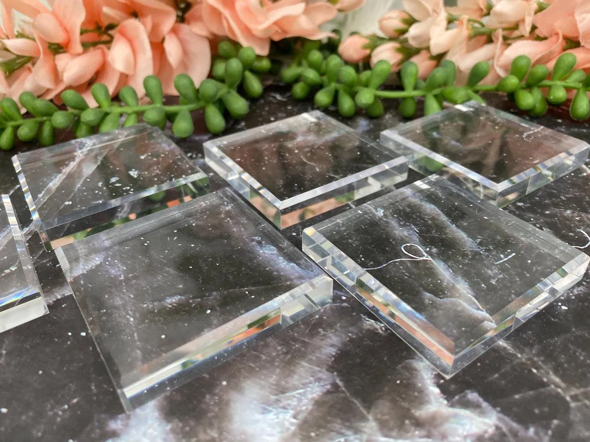 Faceted Acrylic Squares