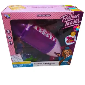 Fashion Travel Plane Playset - Adventure and Learning for Kids (3  Years)