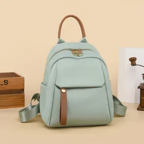 FLYTONN Fashion Shoulder Bag for Women Trend Lightweight Oxford Cloth Waterproof Leisure Travel Backpack Mini Backpack