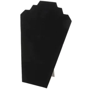 Folding Jewelry Stand Velvet Black 12.5 inches