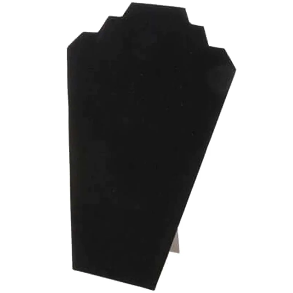 Folding Jewelry Stand Velvet Black 12.5 inches