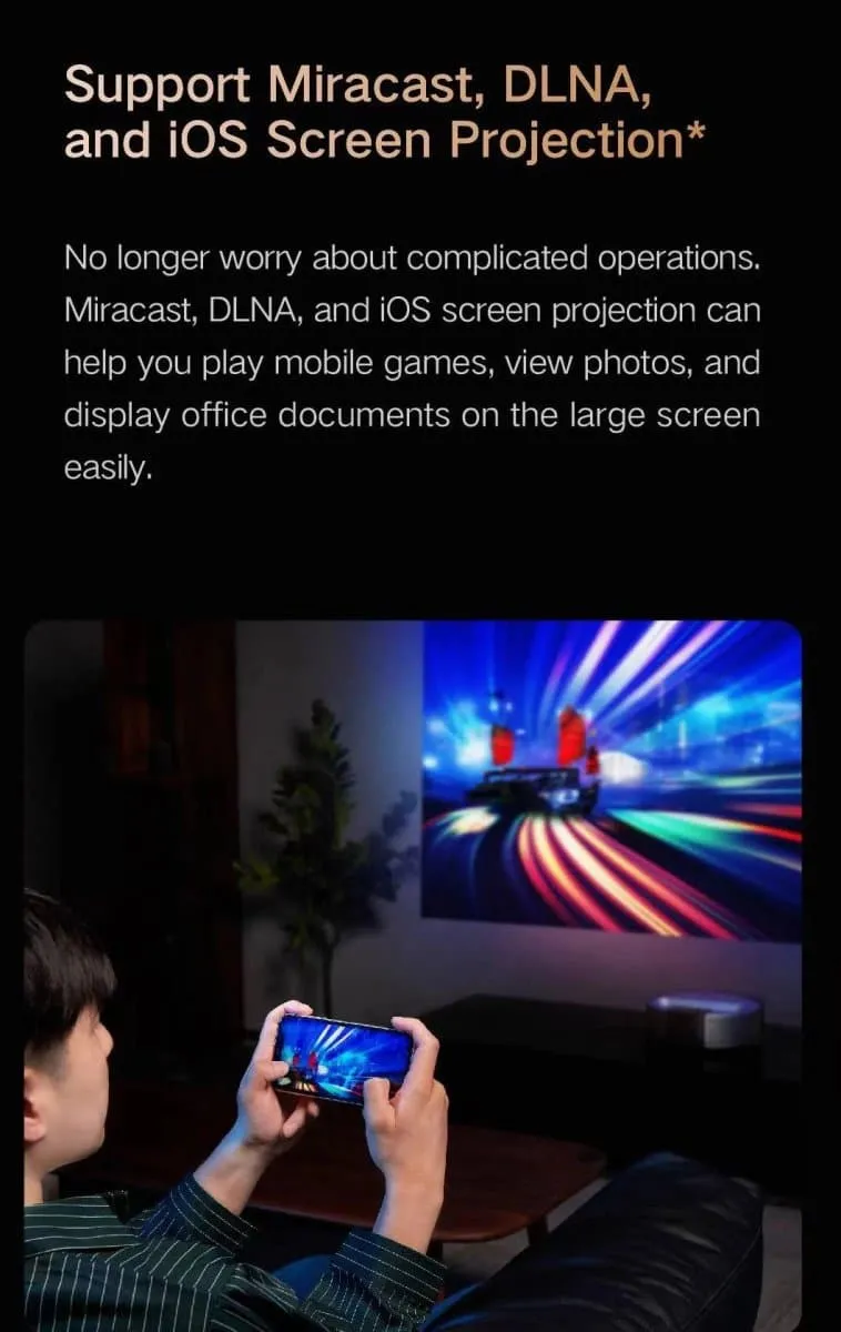 Formovie Fengmi R1 Ultra Short Throw Laser Projector 870 ISO Dolby Audio 1080 P