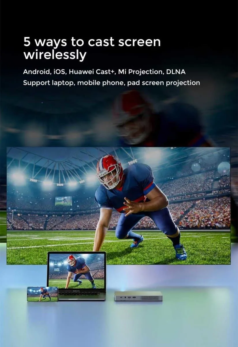 Formovie X1 Pocket Laser Projector 500 ISO lumens Full HD Smart 1080P Portable