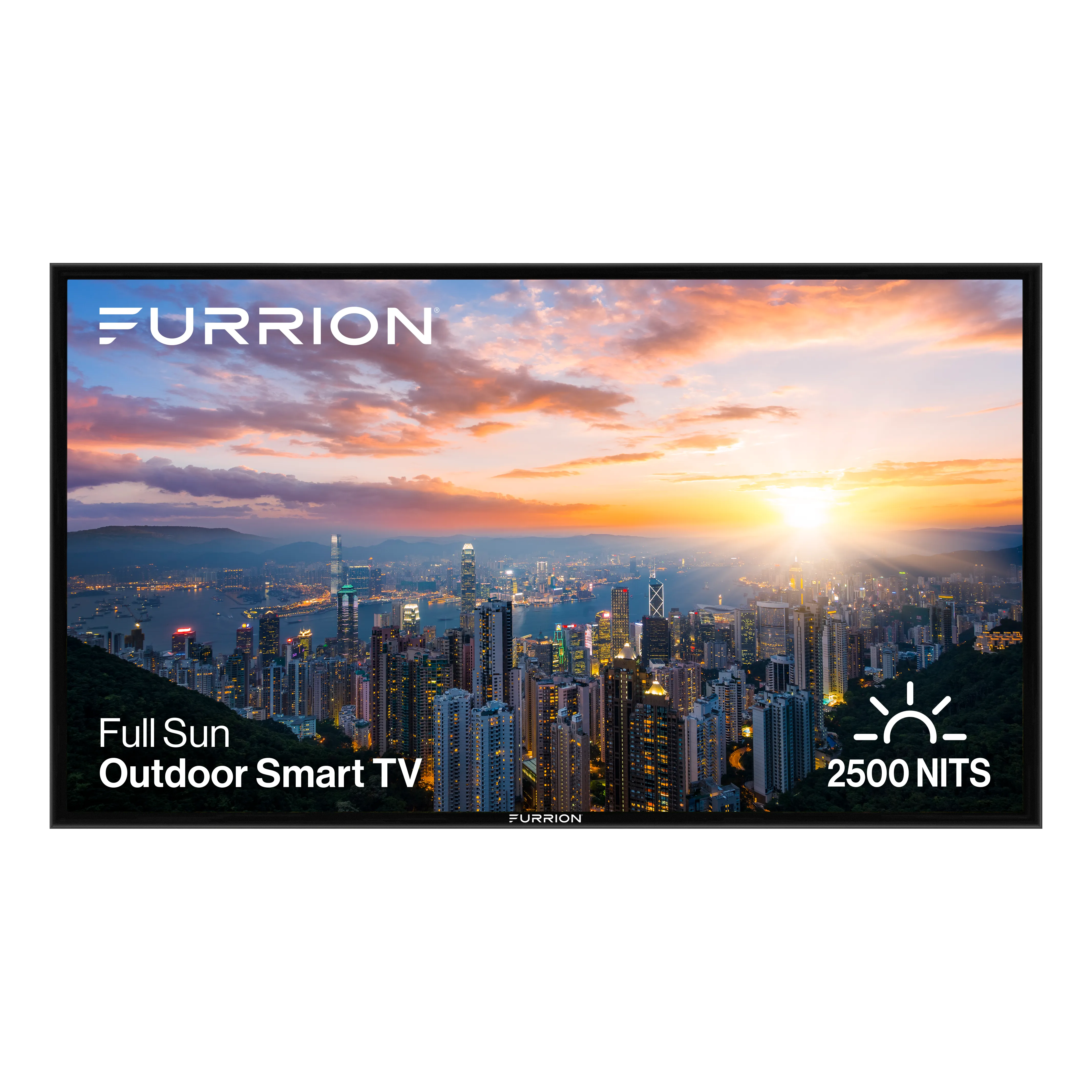Furrion Aurora® Full-Sun Pro Series 4K UHD LED Outdoor Smart TV for Commercial & Residential Spaces