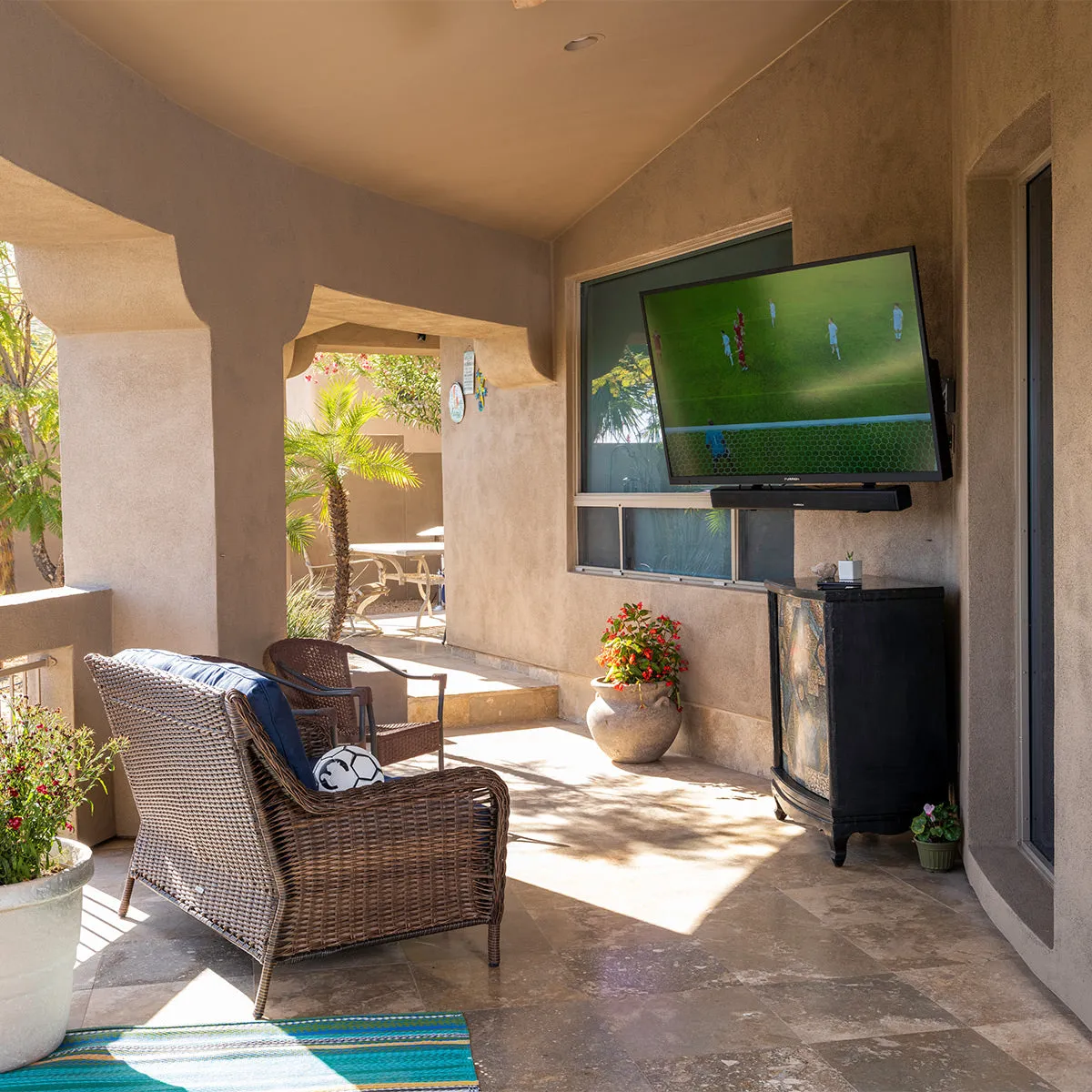 Furrion FDUP55CSA 55" Aurora Partial Sun Outdoor TV with 2.1 Sound System