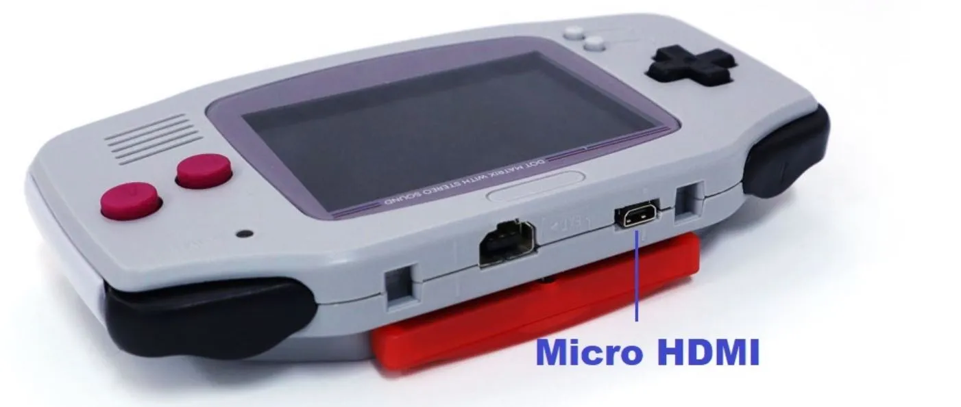 Game Boy Advance TFT HDMI Kit - Hispeedido