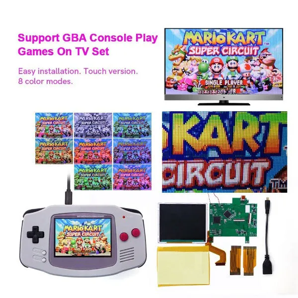 Game Boy Advance TFT HDMI Kit - Hispeedido
