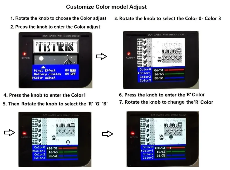 Game Boy DMG OSD Backlight Mod Kit - Hispeedido
