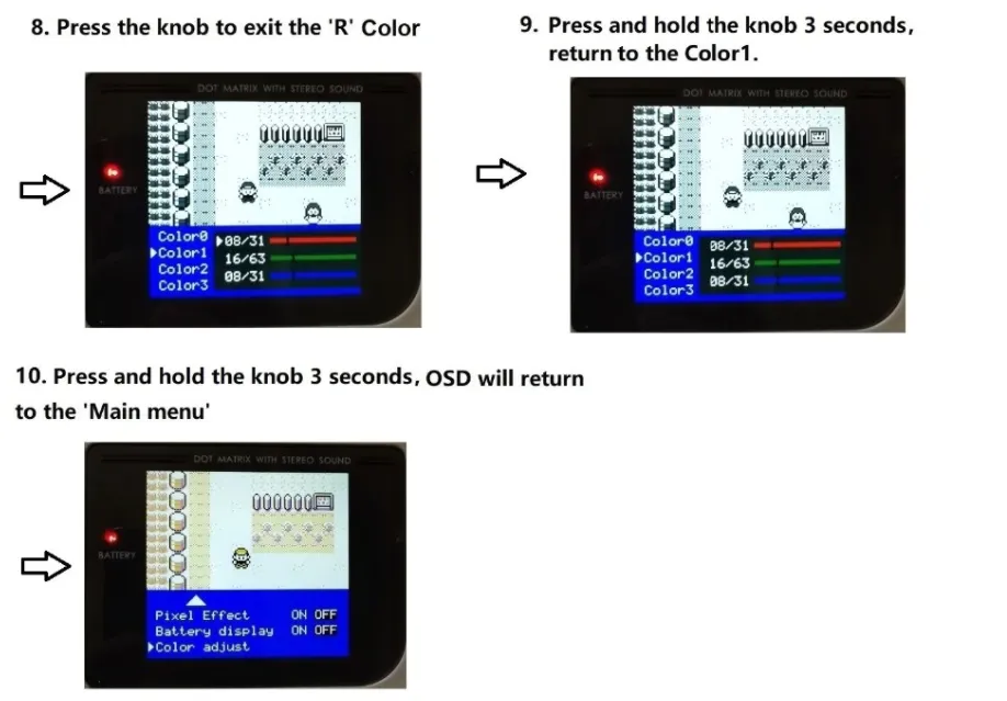 Game Boy DMG OSD Backlight Mod Kit - Hispeedido