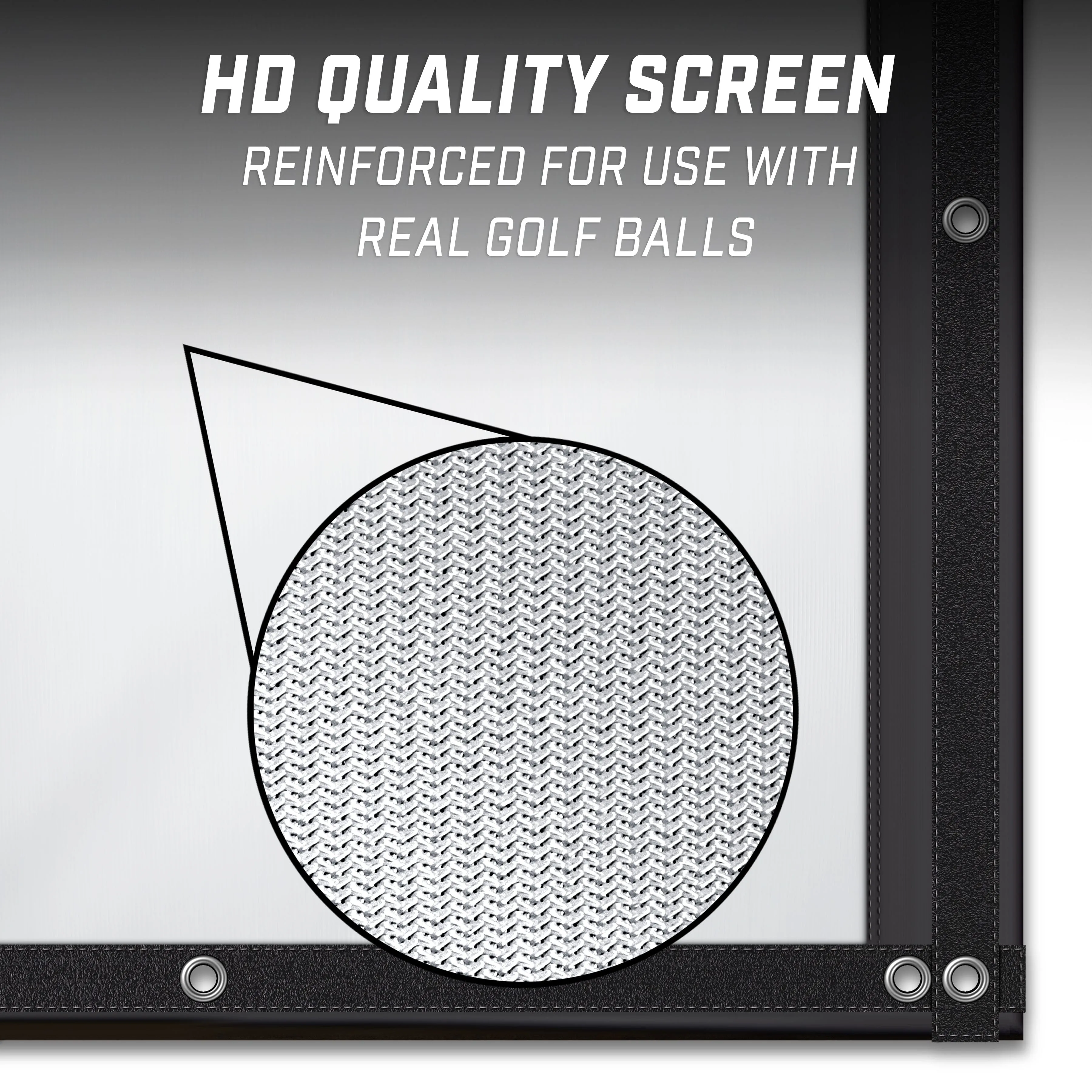 GoSports Replacement Sim Screen - Only Compatible with GoSports 10' x 8' Golf Simulator Enclosure