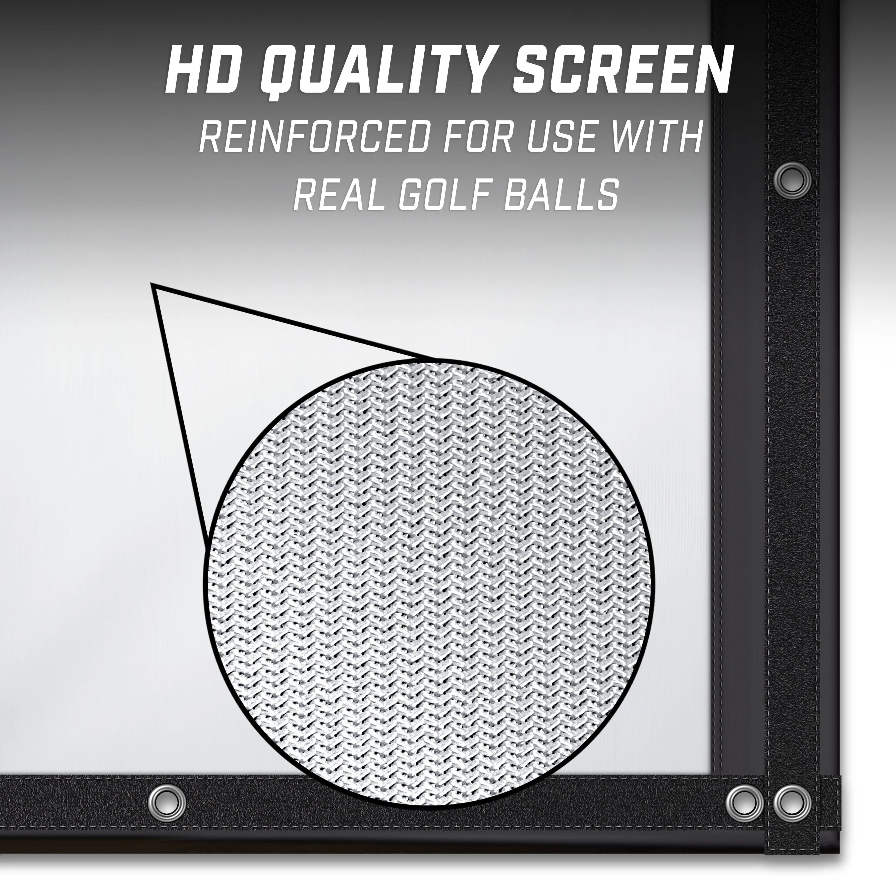 GoSports Replacement Sim Screen - Only Compatible with GoSports 12' x 9' Golf Simulator Enclosure