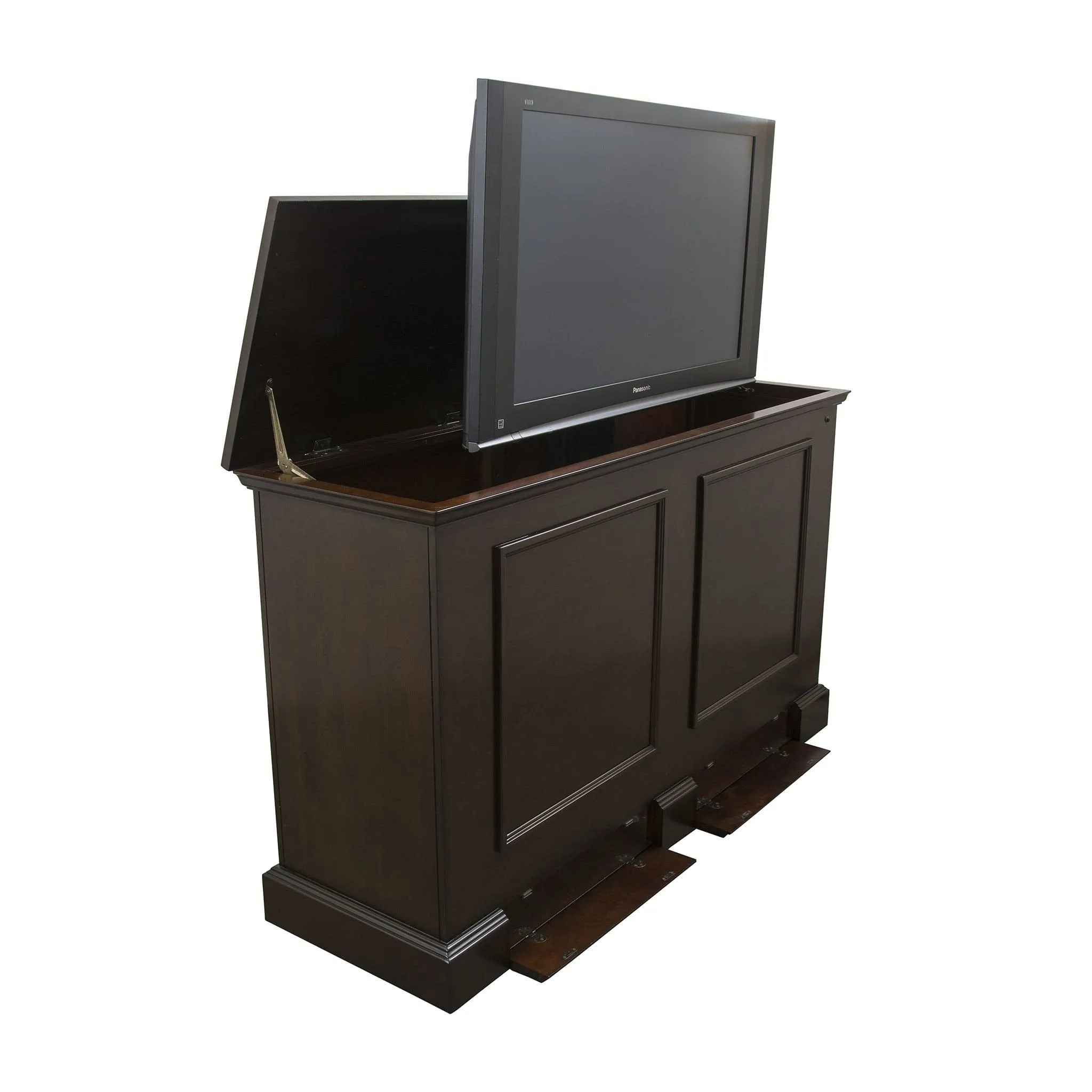 Grand Elevate 74008 Espresso Smart TV Lift Cabinet for 65 Inch Flat screen TVs