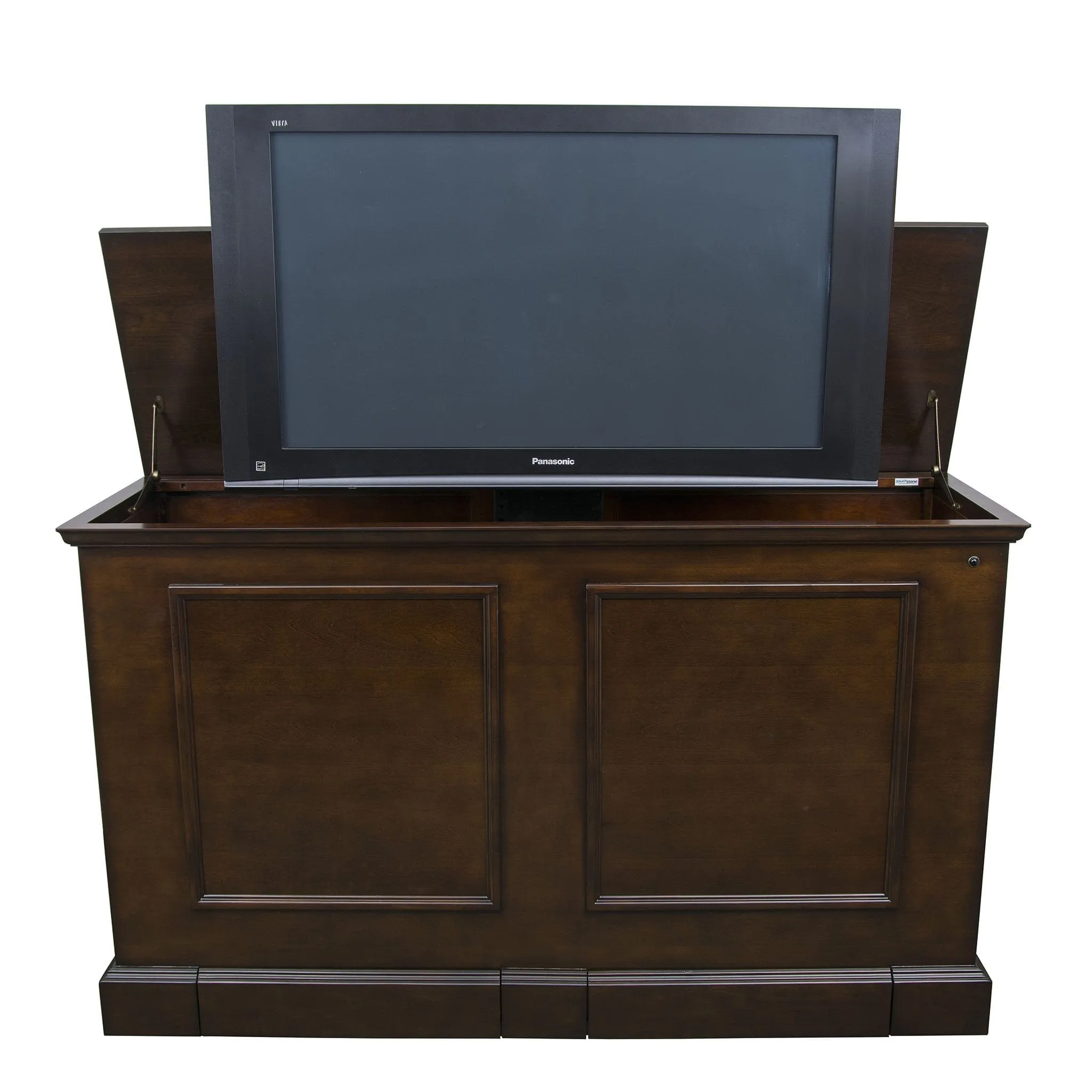 Grand Elevate 74008 Espresso Smart TV Lift Cabinet for 65 Inch Flat screen TVs