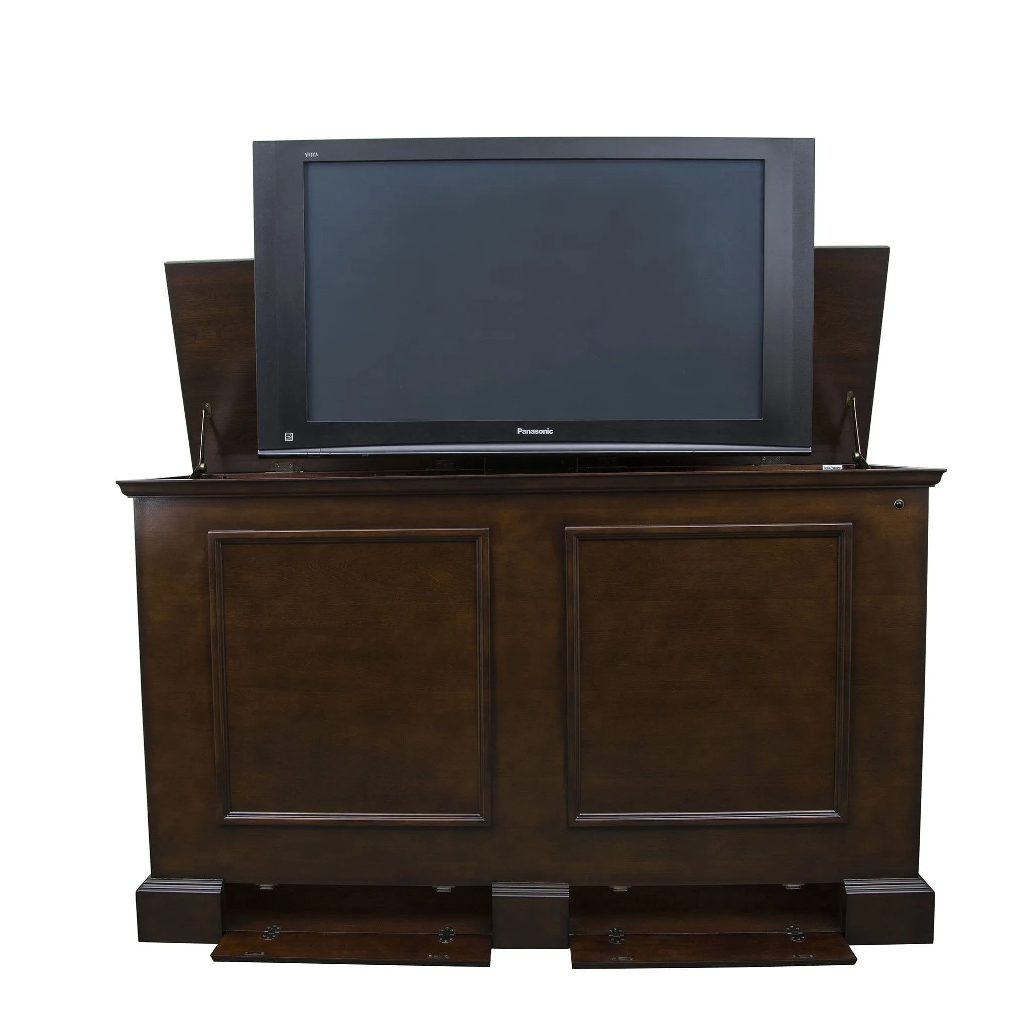 Grand Elevate 74008 Espresso Smart TV Lift Cabinet for 65 Inch Flat screen TVs