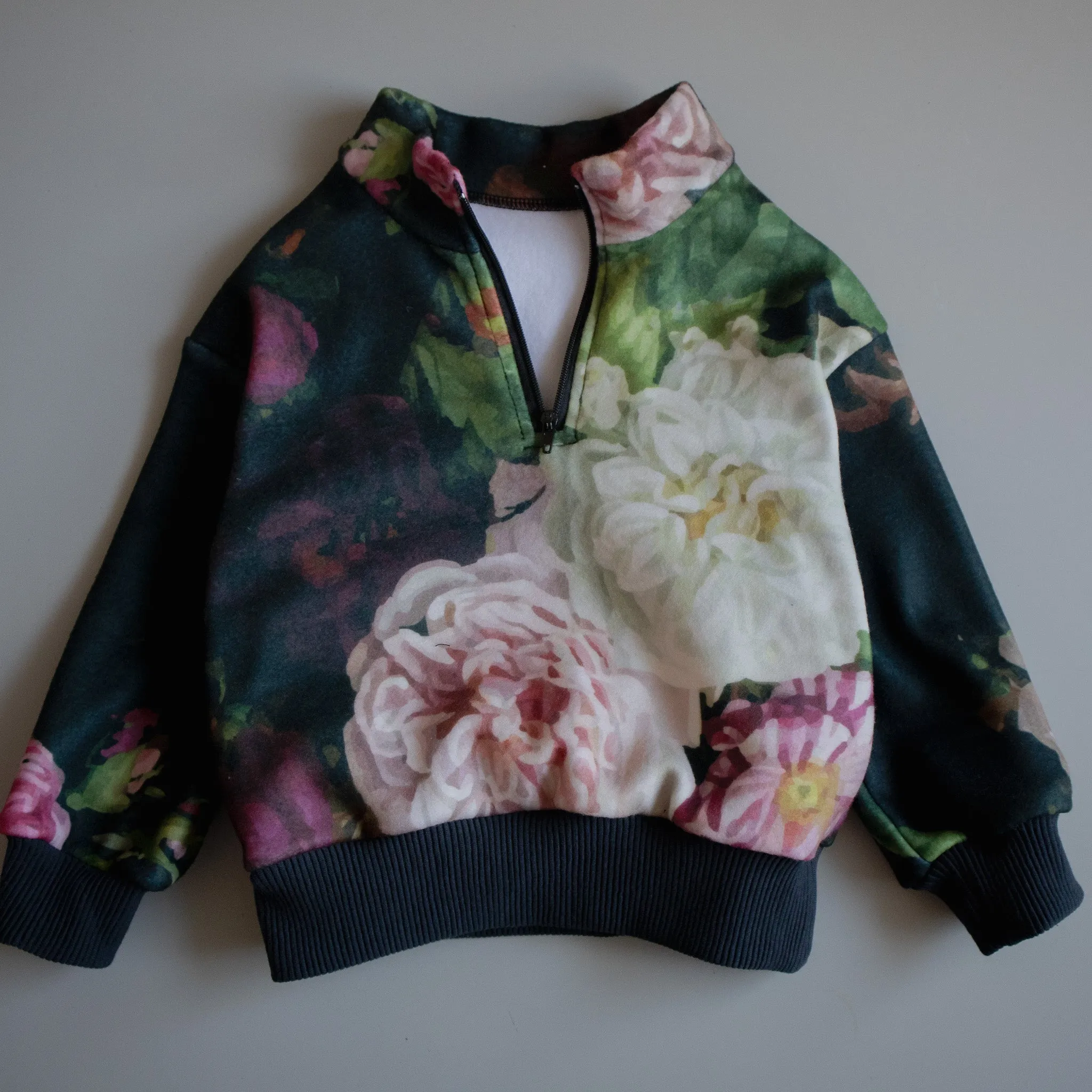 Half-zip sweatshirt