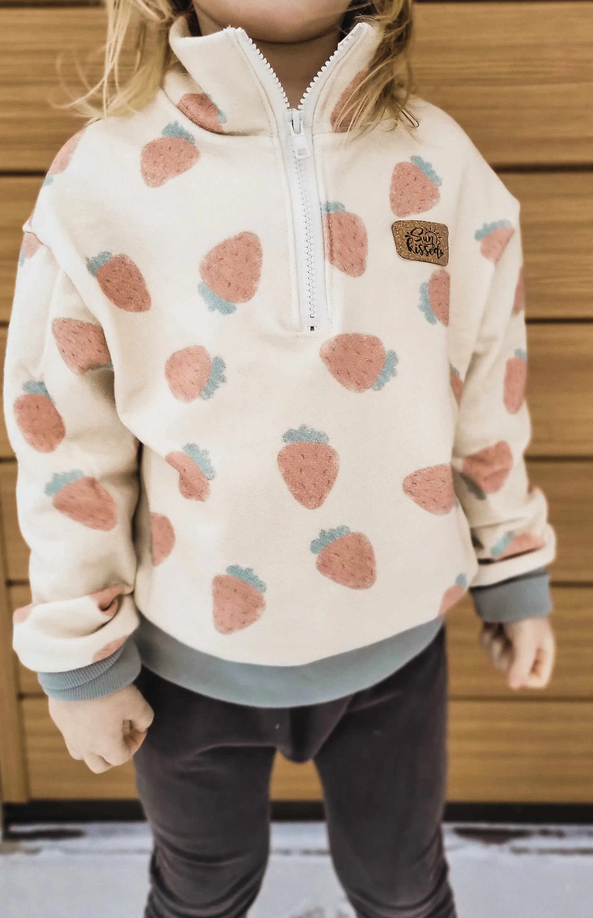 Half-zip sweatshirt